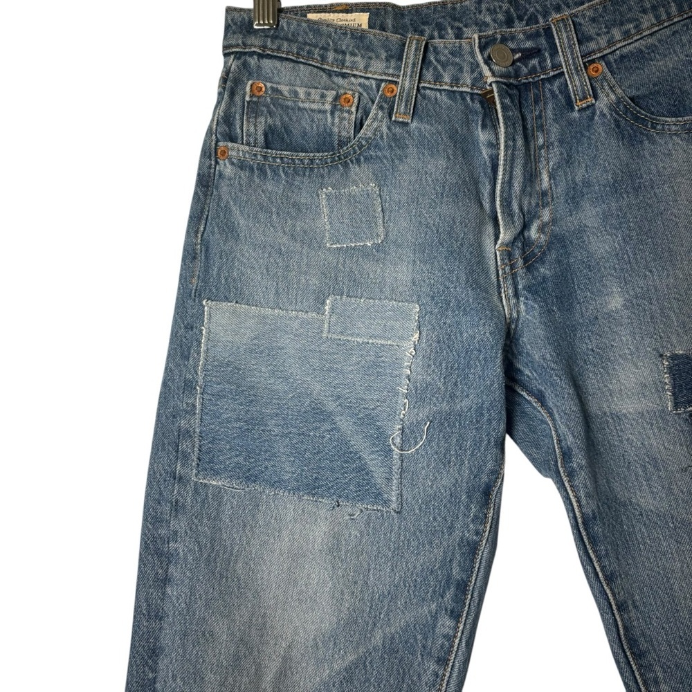 Levi’s Women’s 511 Premium Patchwork Denim Jeans- Size 27 - Picture 4 of 11
